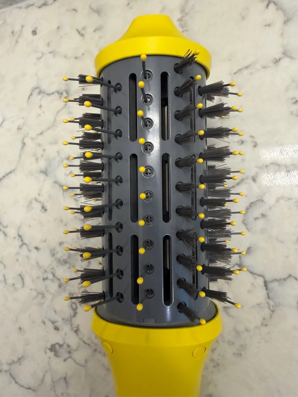 Drybar The Double Shot Oval Blow-Dryer Brush Yellow Hair Dryer Styler
